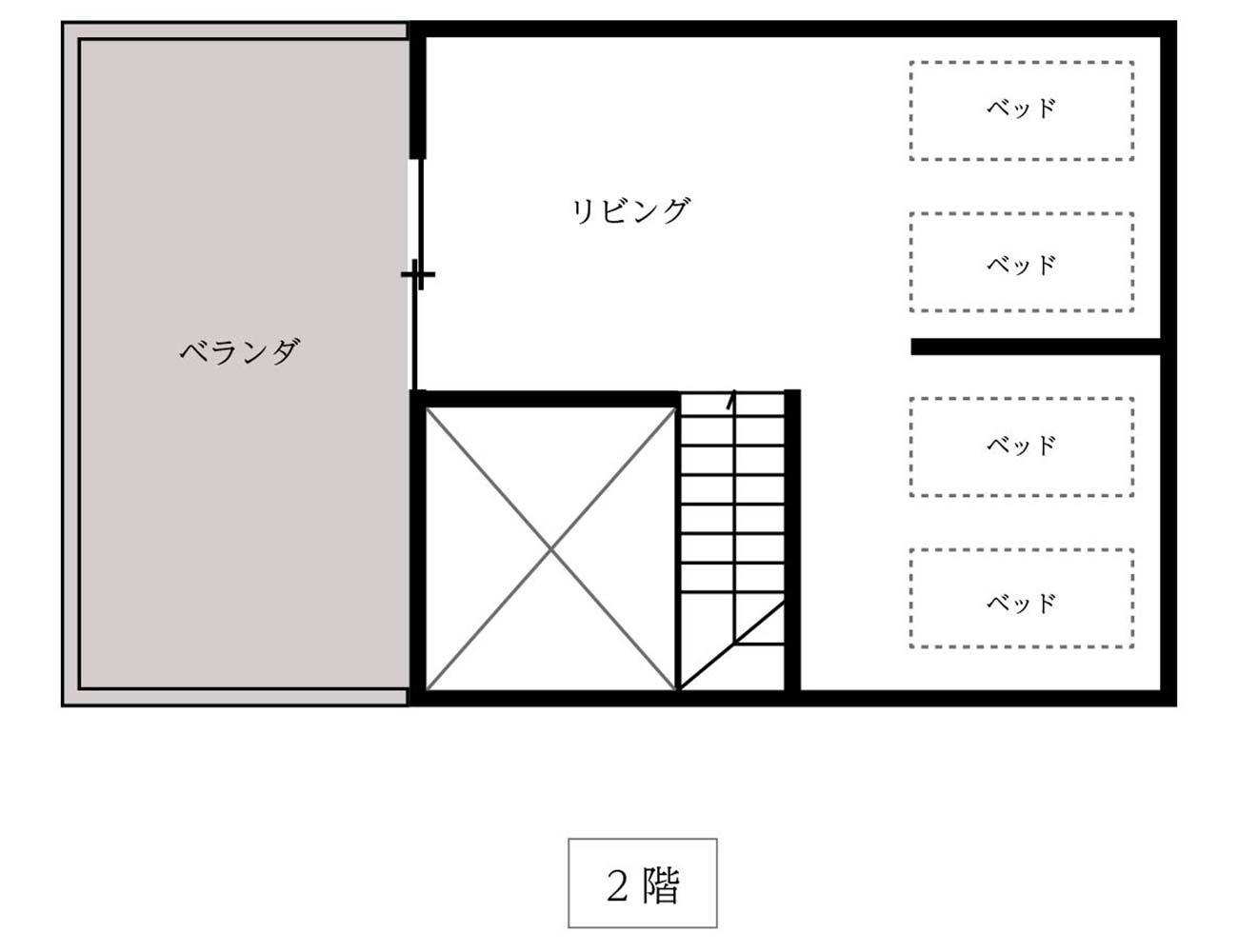 2階平面図